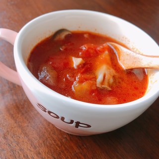 ❦ごくごく飲める！ウェイパーで作るトマトスープ